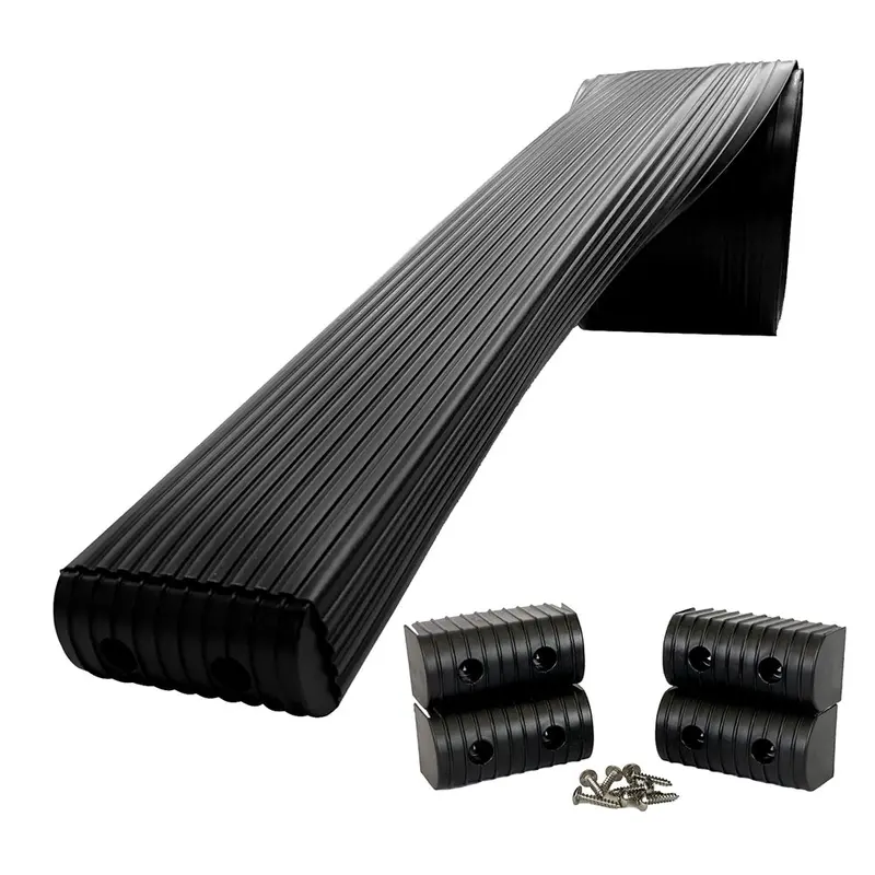 Caliber Bunkwrap Kit - Black 16' X 2" X 4" Roll + 4 Caps + Hrdw Roll + 4 Endcaps  Stainless Steel Hardware [23054-Bk] 1