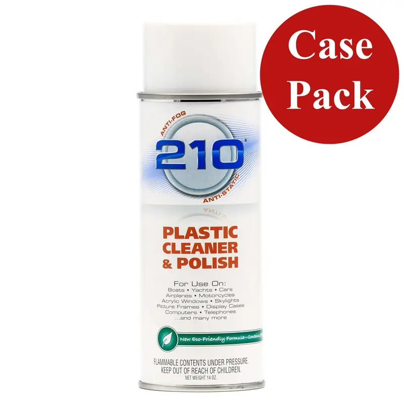 Camco 210 Plastic Cleaner Polish - 14Oz Spray - Case Of 12 [40934Case] 1