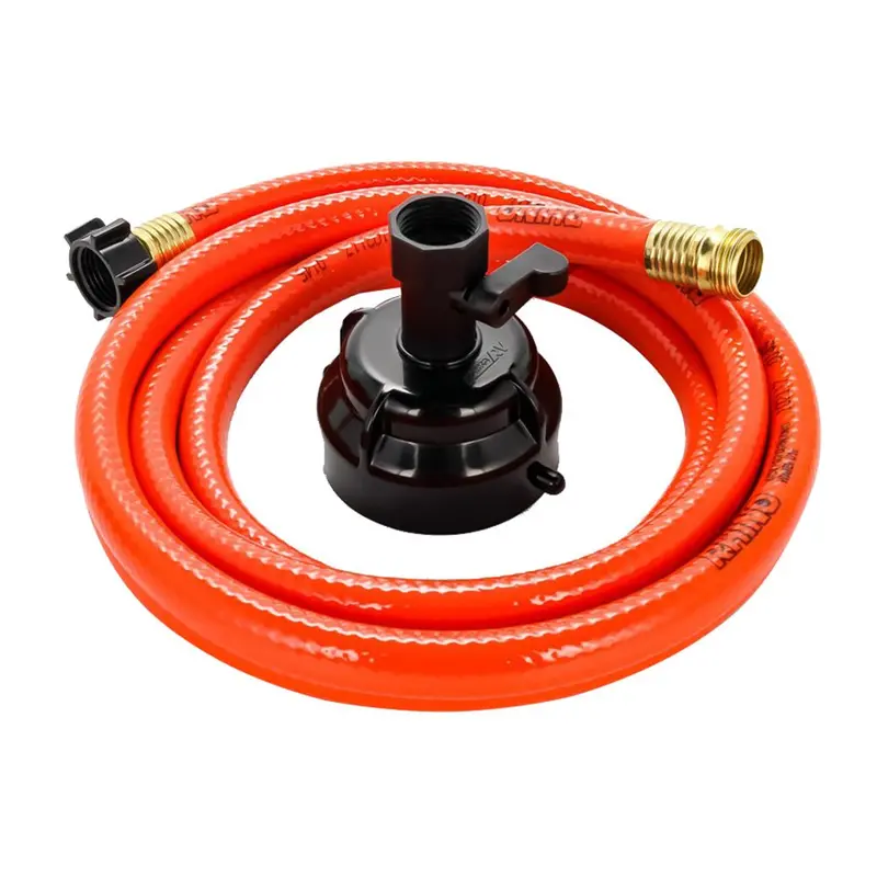 Camco Rhinoflex 10 Clean Out Hose W/Rinser Cap - 5/8" Internal Diameter [22999] 1