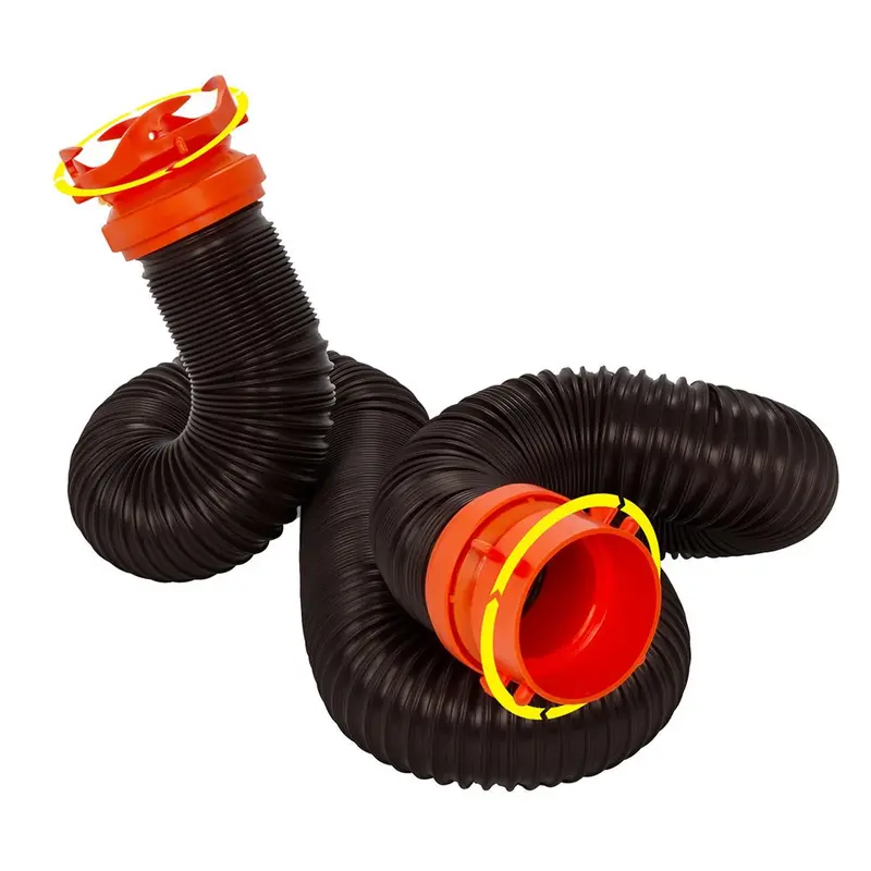 Camco Rhinoflex 10 Sewer Hose Extension W/Swivel Bayonet  Lug [39764] 1