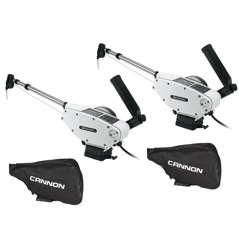 Cannon Optimum 10 Tournament Series (Ts) Bt Electric Downrigger 2-Pack W/Black Covers [1902340X2/Covers] 1