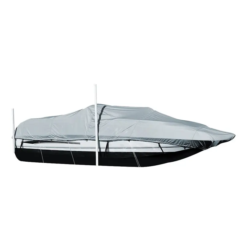 Carver Performance Poly-Guard Styled-To-Fit Boat Cover F/20.5 Sterndrive Deck Boats W/Walk-Thru Windshield - Grey [95120P-10] 1