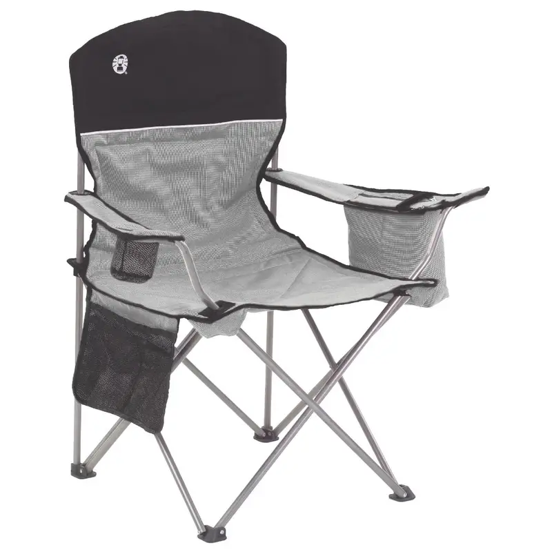 Coleman Cooler Quad Chair - Grey  Black [2000034873] 1