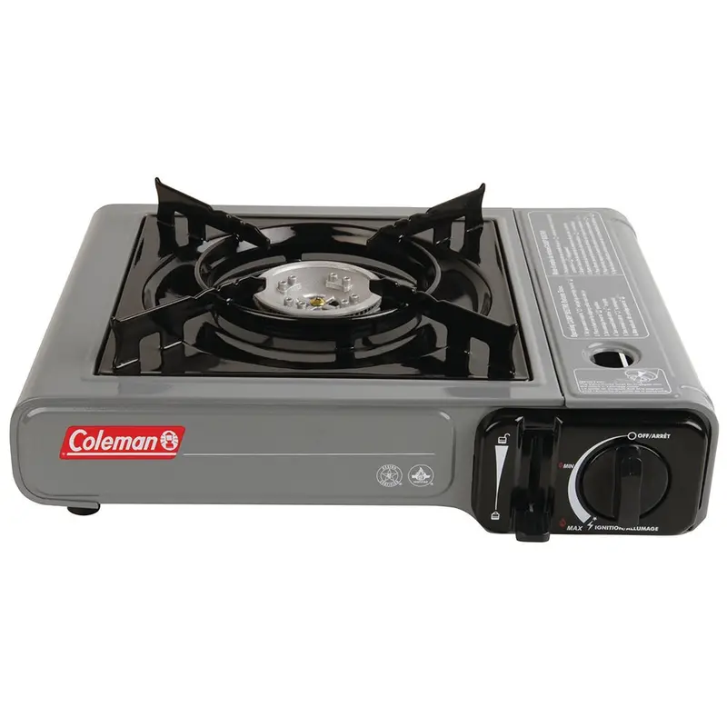 Coleman Table Top 1 Burner Butane Camping Stove - Grey [2000037885] 1