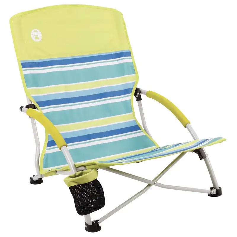 Coleman Utopia Breeze Beach Sling Chair - Yellow/Blue [2000019265] 1