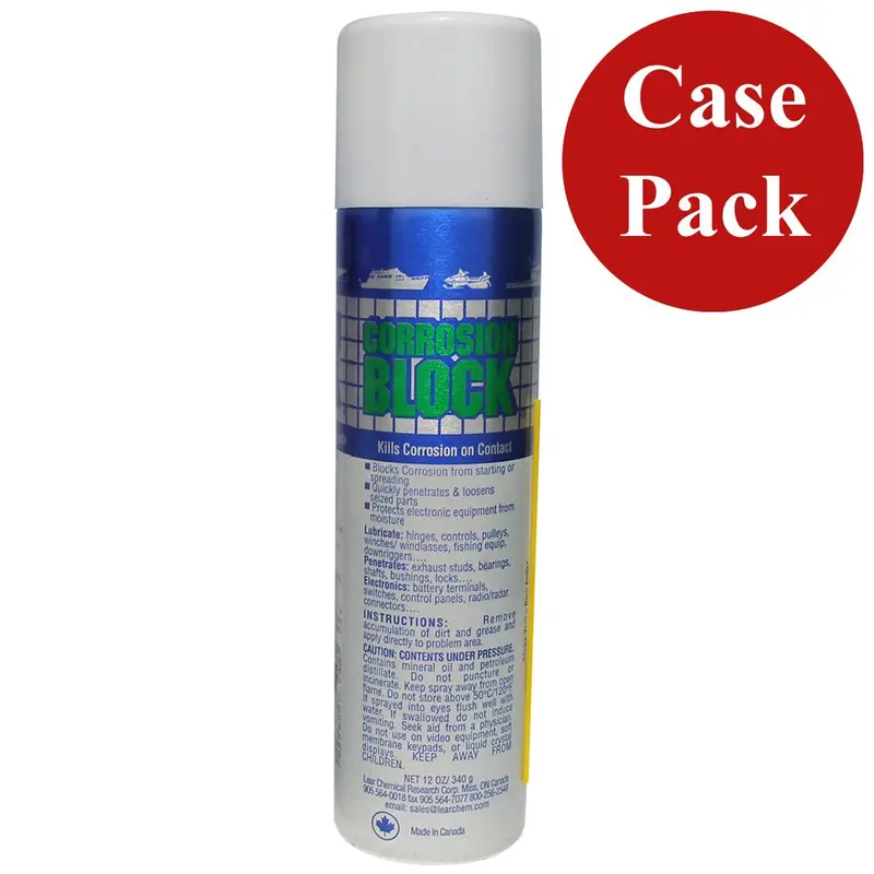 Corrosion Block 12Oz Aerosol Can - Non-Hazmat, Non-Flammable  Non-Toxic *Case Of 12* [20012Case] 1