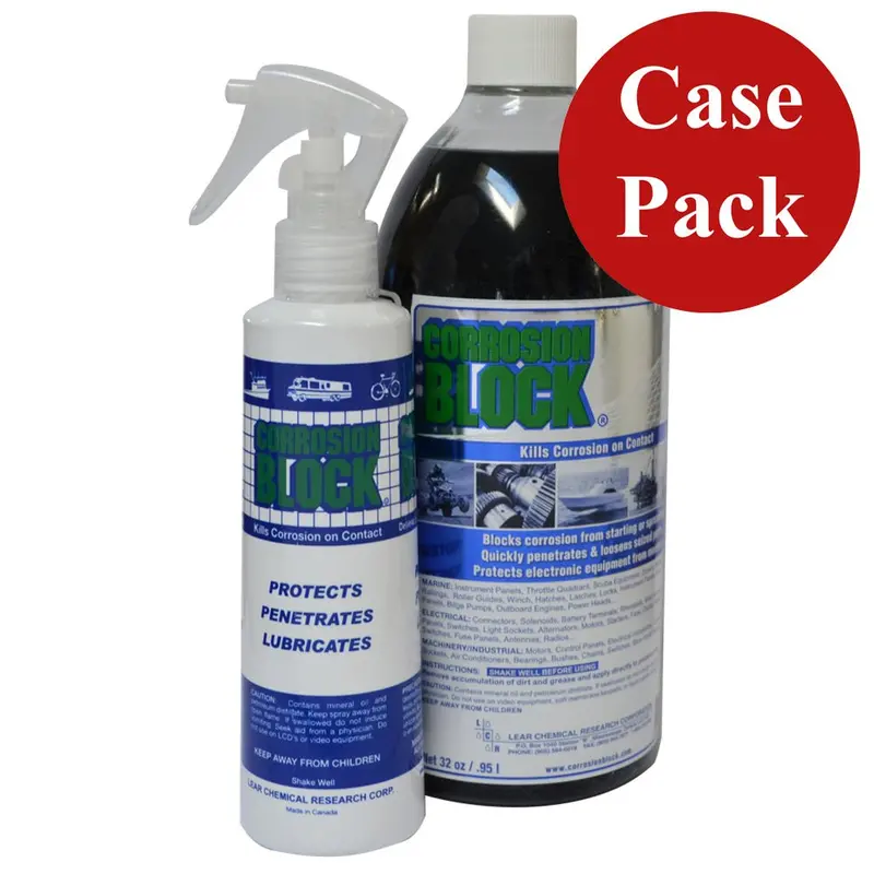 Corrosion Block 32Oz Bottle With Pump - Non-Hazmat, Non-Flammable  Non-Toxic *Case Of 4* [20032Case] 1