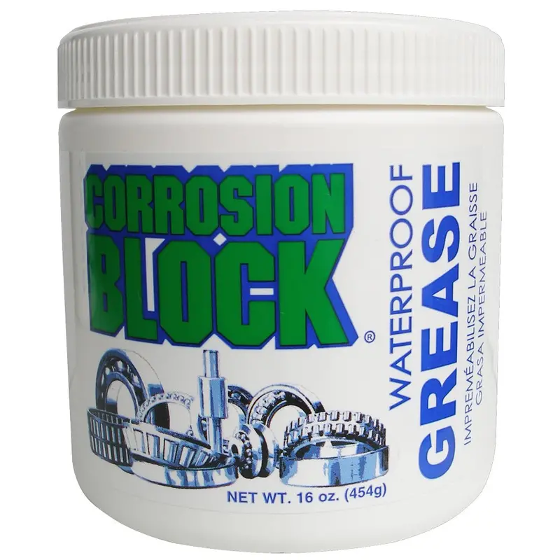 Corrosion Block High Performance Waterproof Grease - 16Oz Tub - Non-Hazmat, Non-Flammable  Non-Toxic [25016] 1