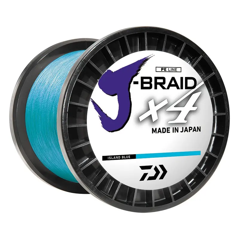 Daiwa J-Braid X4 Braided Line - 30 Lbs - 300 Yds - Island Blue [Jb4u30-300Ib] 1