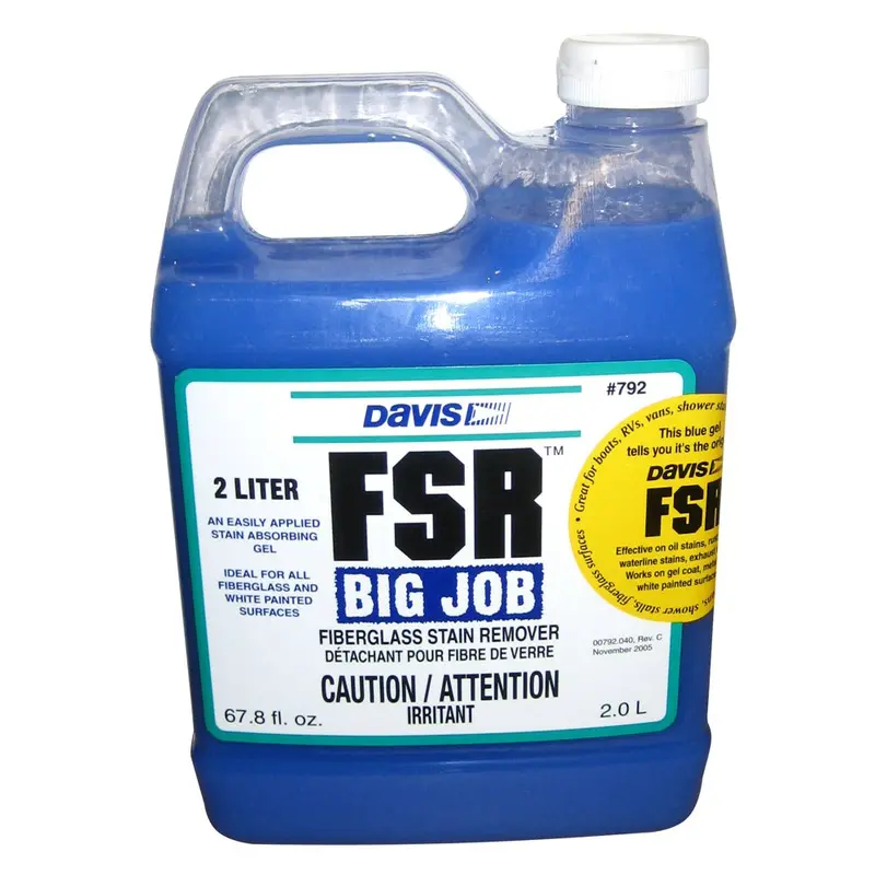 Davis Fsr Big Job Fiberglass Stain Remover - 2-Liter [792] 1