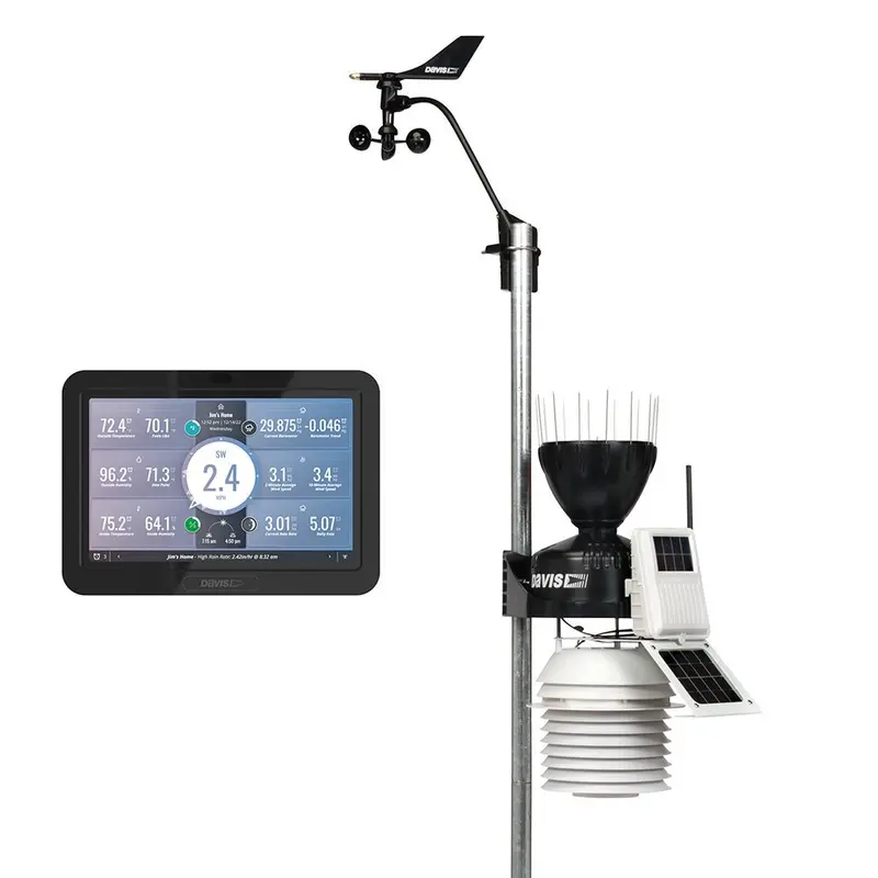 Davis Vantage Pro2 Wireless Weather Station W/Weatherlink Console  24Hr Fan Aspirated Radiation Shield [6253] 1