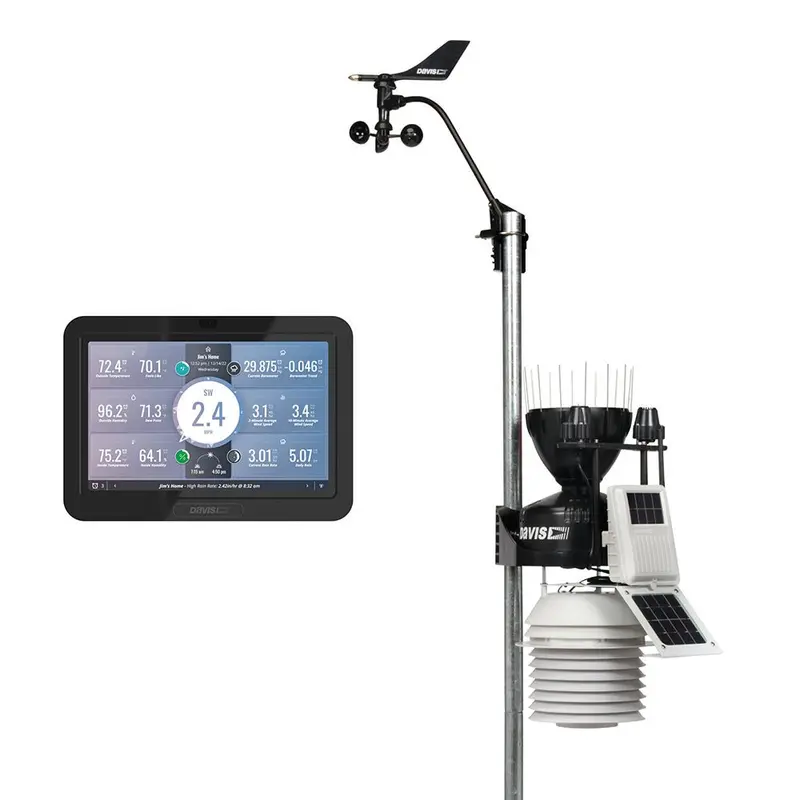 Davis Vantage Pro2 Wireless Weather Station W/Weatherlink Console, 24Hr Fan Aspirated Radiation Shield, Uv  Solar Sensors [6263] 1