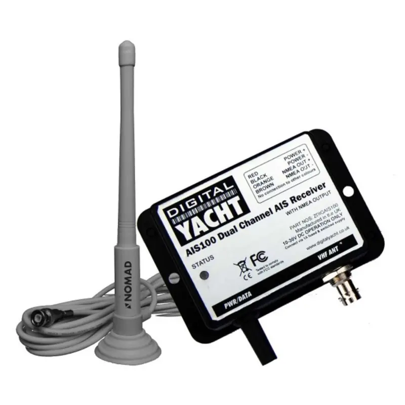Digital Yacht Ais100 Ais Usb Receiver W/Qmax Portable Antenna [Zdigais100qma] 1
