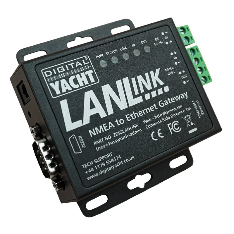 Digital Yacht Lanlink Nmea 0183 To Ethernet Gateway [Zdiglanlink] 1
