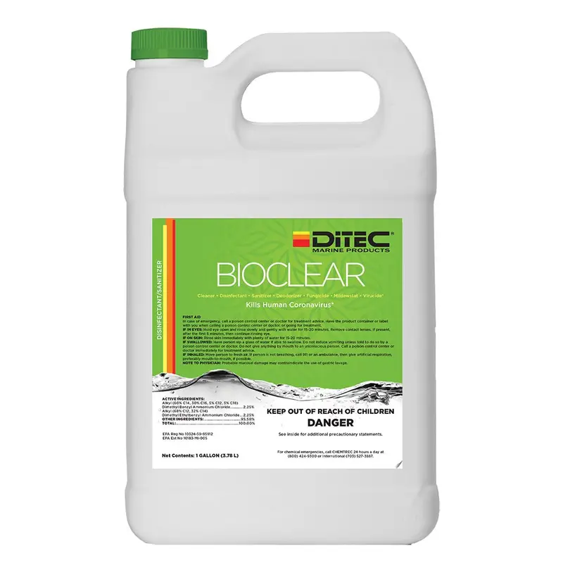 Ditec Bioclear Disinfectant - Gallon [52-714M-4Xo3] 1