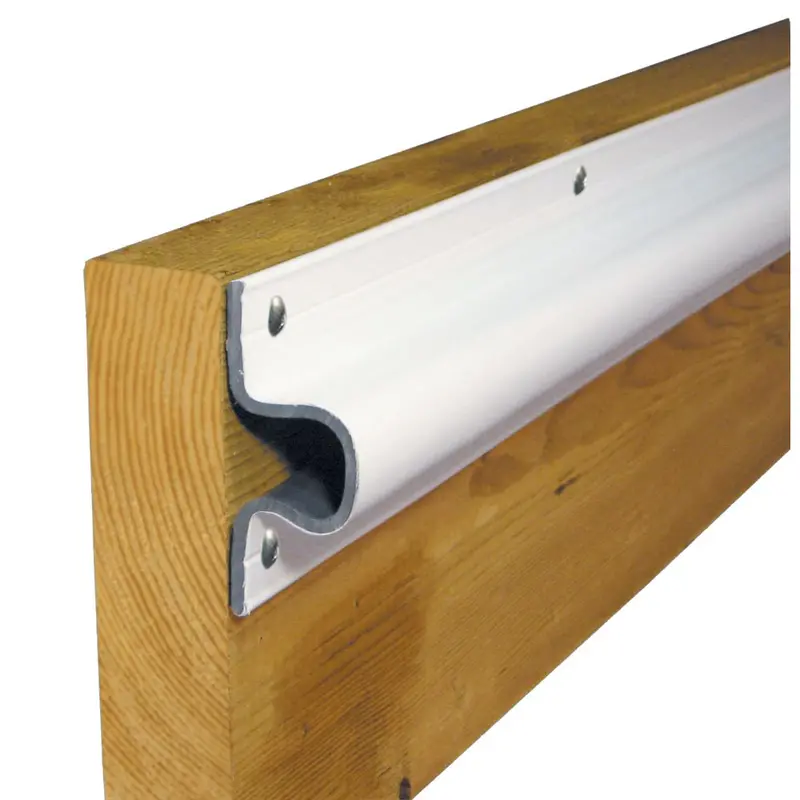 Dock Edge "C" Guard Pvc Dock Profile - (4) 6' Sections - White [De1133f] 1