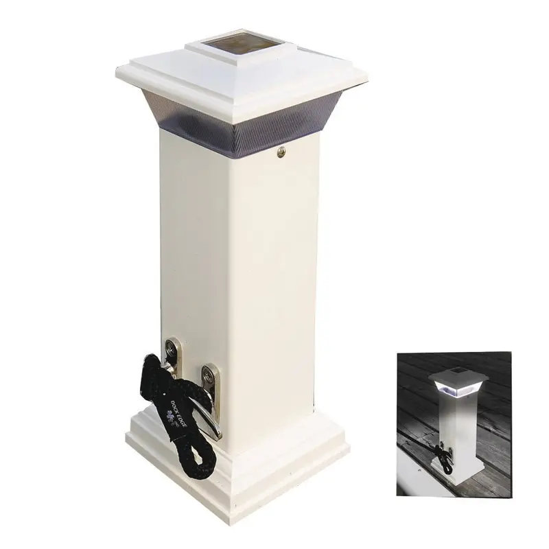 Dock Edge Cleatlite Solar Dock Light W/Ss Mooring Cleat 12" [De96250f] 1