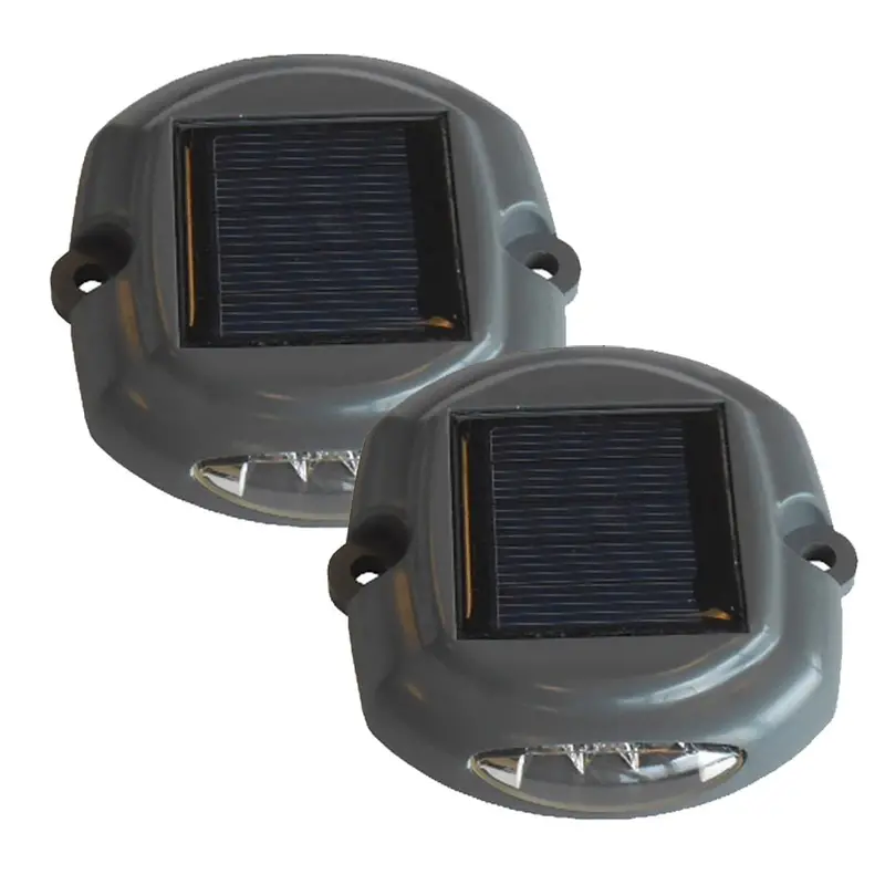Dock Edge Docklite Solar Dock & Deck Light - 2-Pack [De96262f] 1