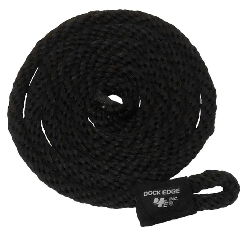 Dock Edge Fender Line - 3/8" X 5' - Black - 2-Pack [De91566f] 1