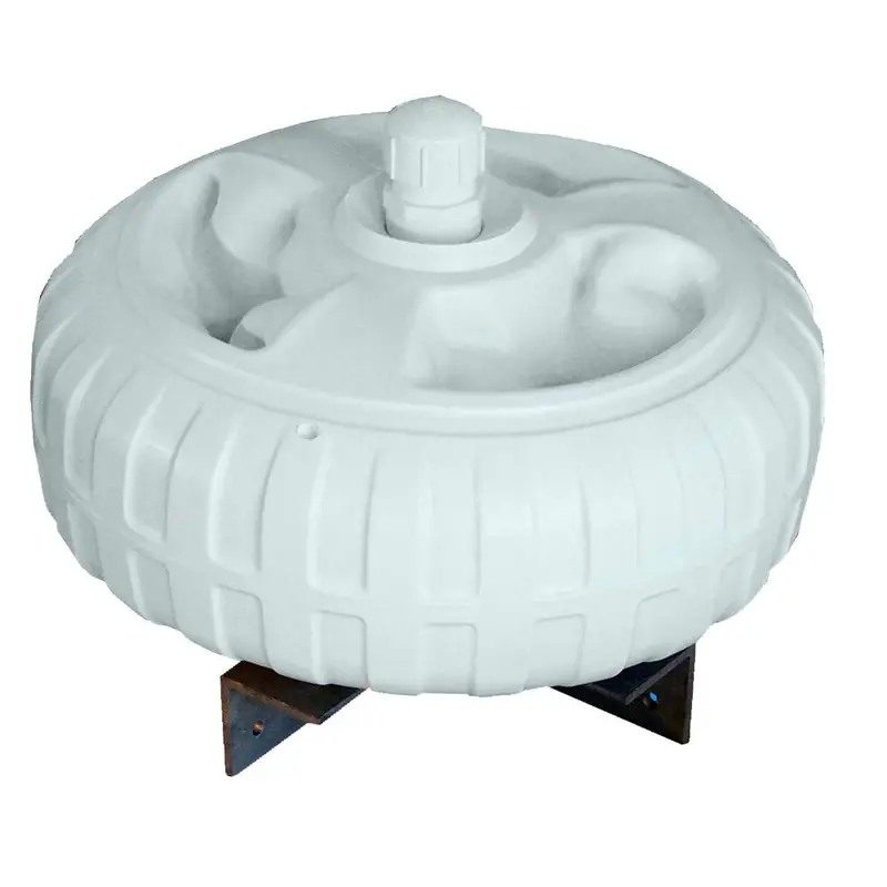 Dock Edge Inflatable Dock Wheel - 18" - White [De95077f] 1