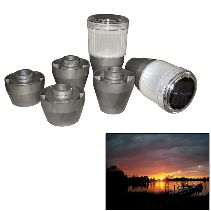 Dock Edge Postlite Solar Led Post Light 2Pk [De96258f] 1