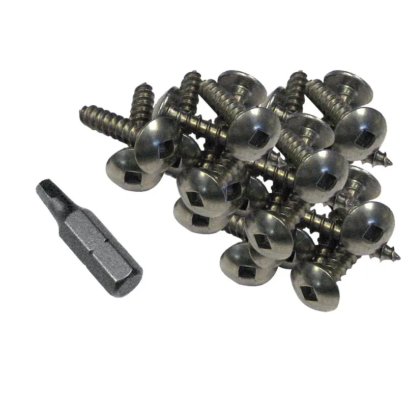 Dock Edge Stainless Steel Profile Fasteners 100 Pcs 1" [De1006f] 1
