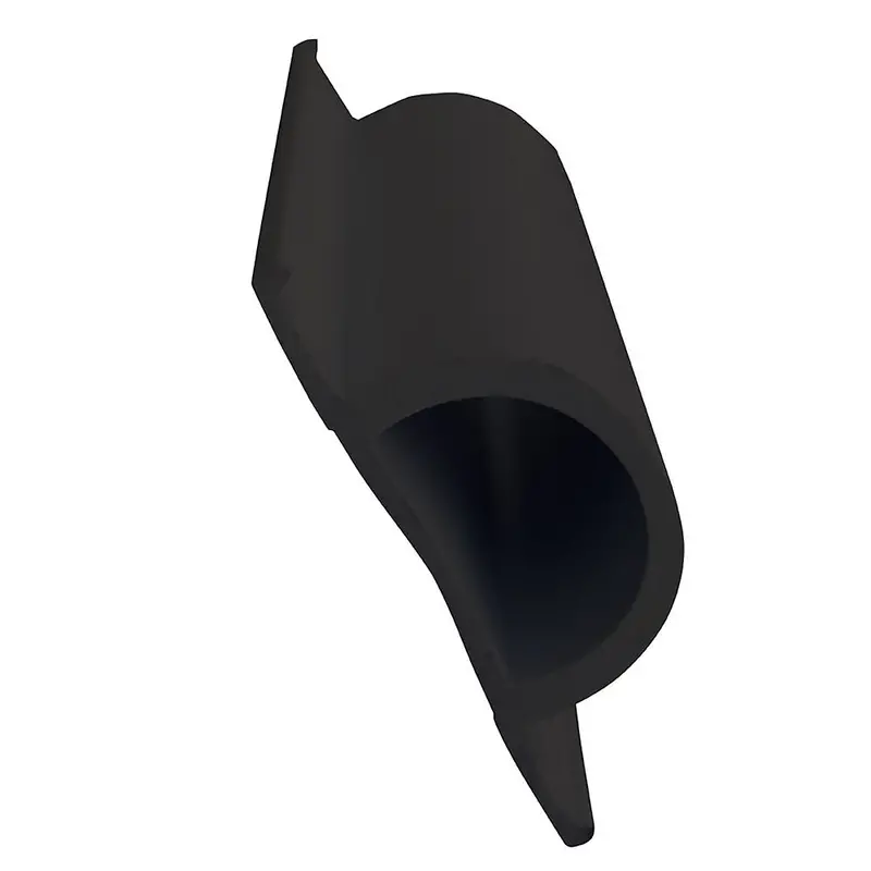 Dock Edge Standard "D" Pvc Profile - 16' Roll - Black [De1193f] 1