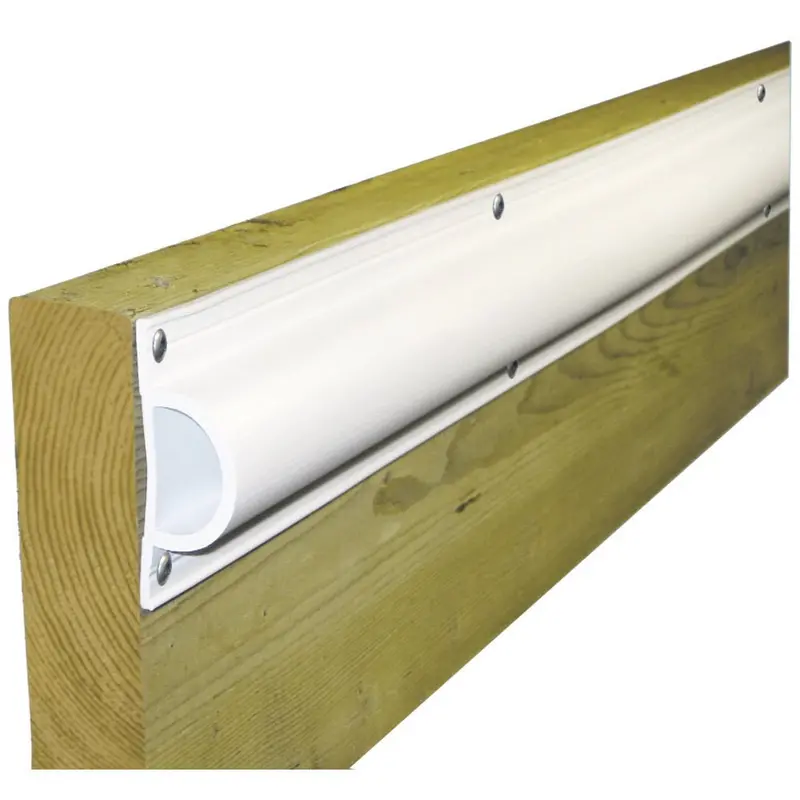 Dock Edge Standard "D" Pvc Profile 16Ft Roll - White [De1190f] 1