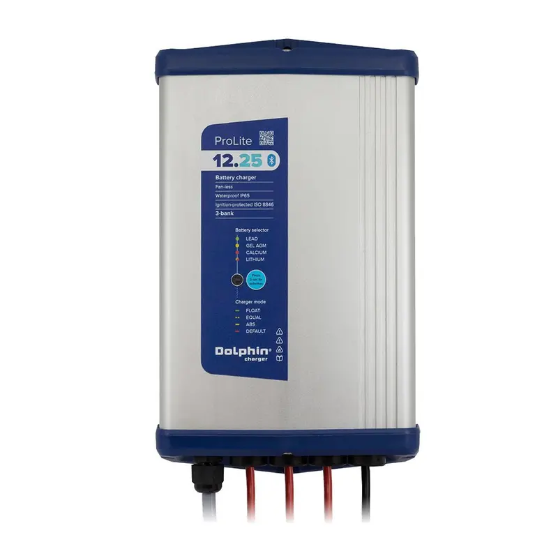 Dolphin Charger Prolite Series Dolphin Battery Charger - 12V, 25A, 110/220Vac - 3 Outputs [99225] 1