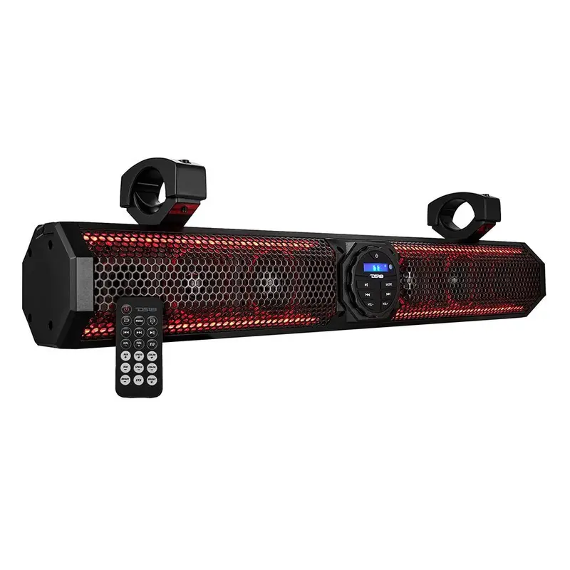 Ds18 26" Marine Amplified Sound Bar W/Bluetooth 600W W/6 Speaker System  Rgb Led [Sb26btxrgb] 1
