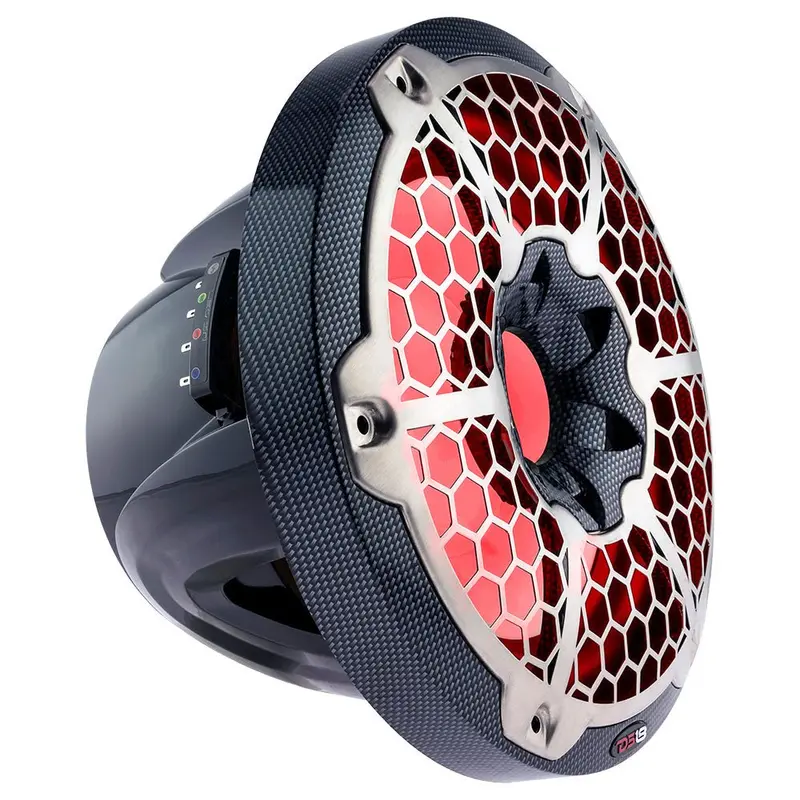 Ds18 Hydro 10" Subwoofer W/Rgb Lights - 600W - Carbon Fiber [Cf-10Sub] 1