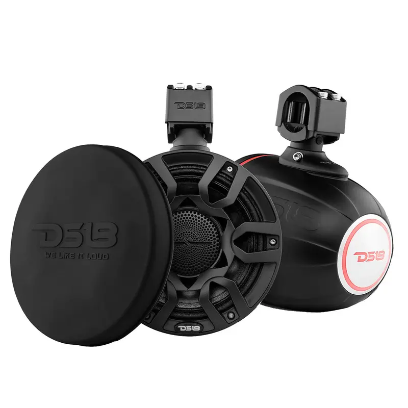 Ds18 Hydro 8" Marine Tower Speakers W/Rgb Led Lights  Pro Audio Loudspeakers - Black [Nxl-X8pro/Bk] 1