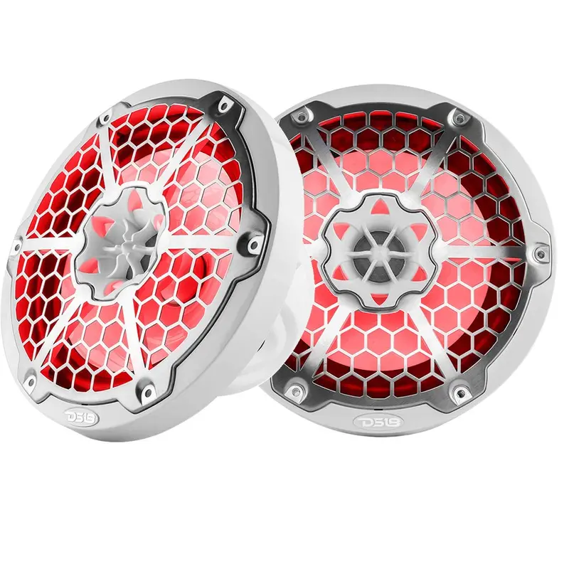 Ds18 New Edition Hydro 8" 2-Way Marine Speakers W/Rgb Led Lighting 375W - White [Nxl-8M/Wh] 1