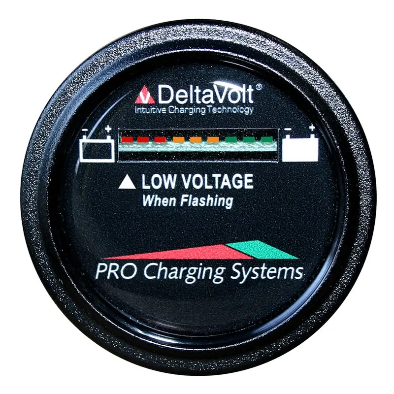 Dual Pro Battery Fuel Gauge - Deltaview Link Compatible - 36V System (3-12V Batteries, 6-6V Batteries) [Bfgwov36v] 1