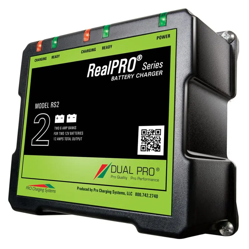 Dual Pro Realpro Series Battery Charger - 12A - 2-6A-Banks - 12V/24V [Rs2] 1