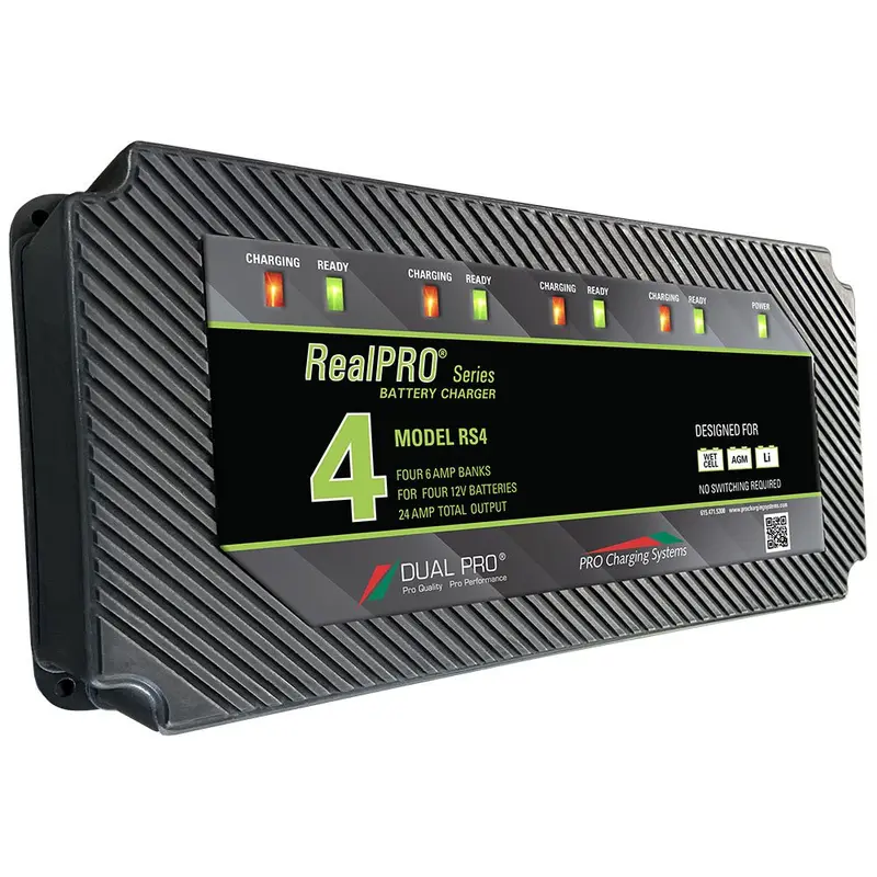 Dual Pro Realpro Series Battery Charger - 24A - 4-Bank [Rs4] 1