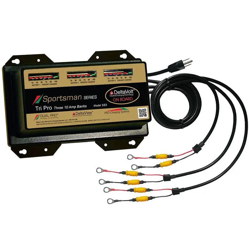 Dual Pro Sportsman Series Battery Charger - 30A - 3-10A-Banks - 12V-36V [Ss3] 1