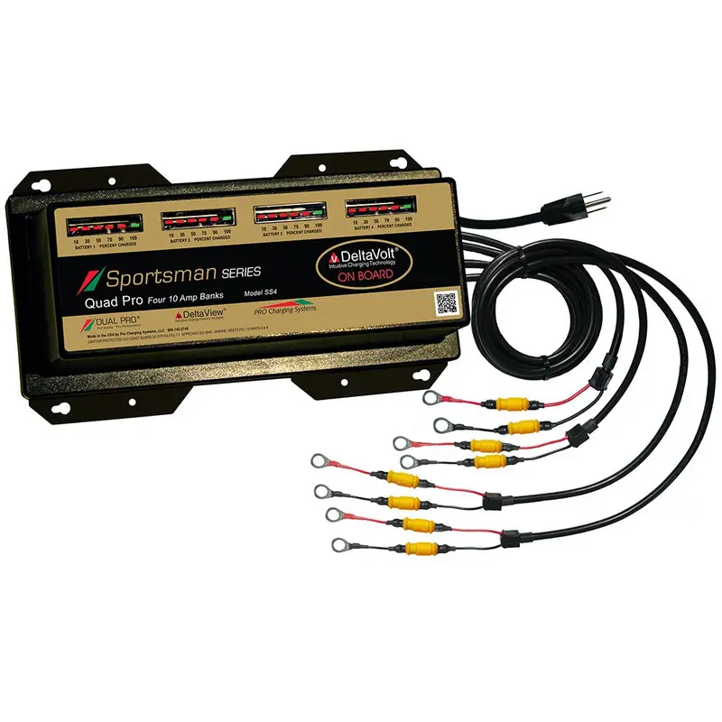 Dual Pro Sportsman Series Battery Charger - 40A - 4-10A-Banks - 12V-48V [Ss4] 1