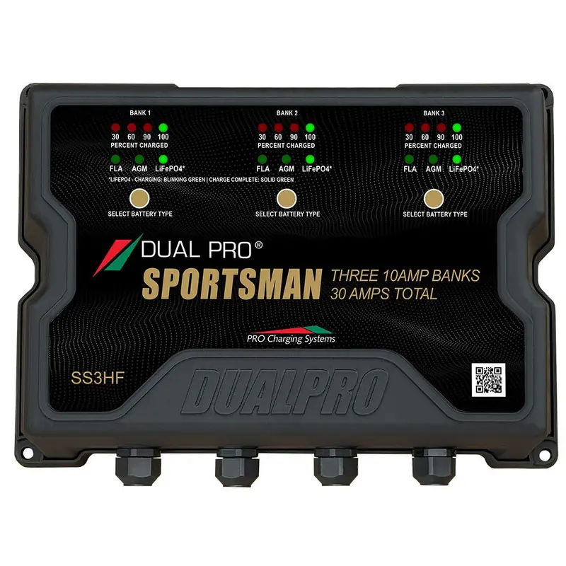 Dual Pro Sportsman Series Hf Battery Charter - 30 Amp - 3 Bank [Ss3hf] 1