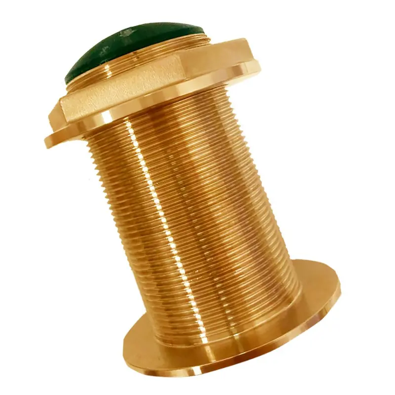 Echonautics Bronze Low-Profile Thru-Hull High-Frequency Chirp Transducer - 600W, 18 Tilt, 130-210Khz [Bt70h600-18] 1
