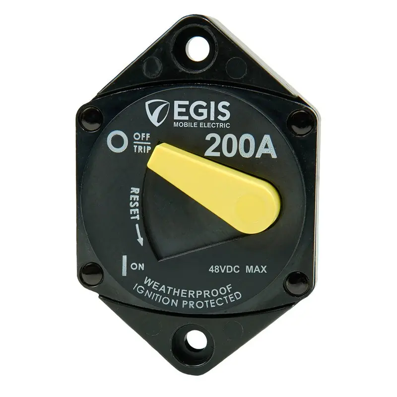 Egis 200A Panel Mount 87 Series Circuit Breaker [4707-200] 1