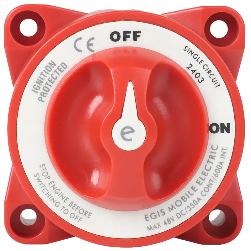 Egis E-Series 350A Battery Switch Off/On [2403] 1
