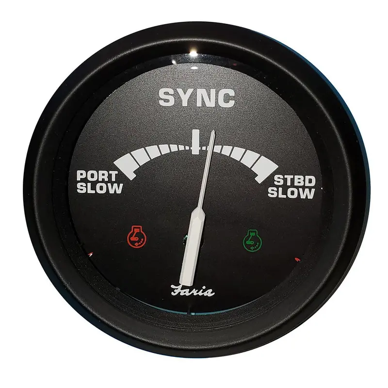 Faria 4" Gauge Engine Synchronizer F/Dual Engines Gas  Diesel [32807] 1