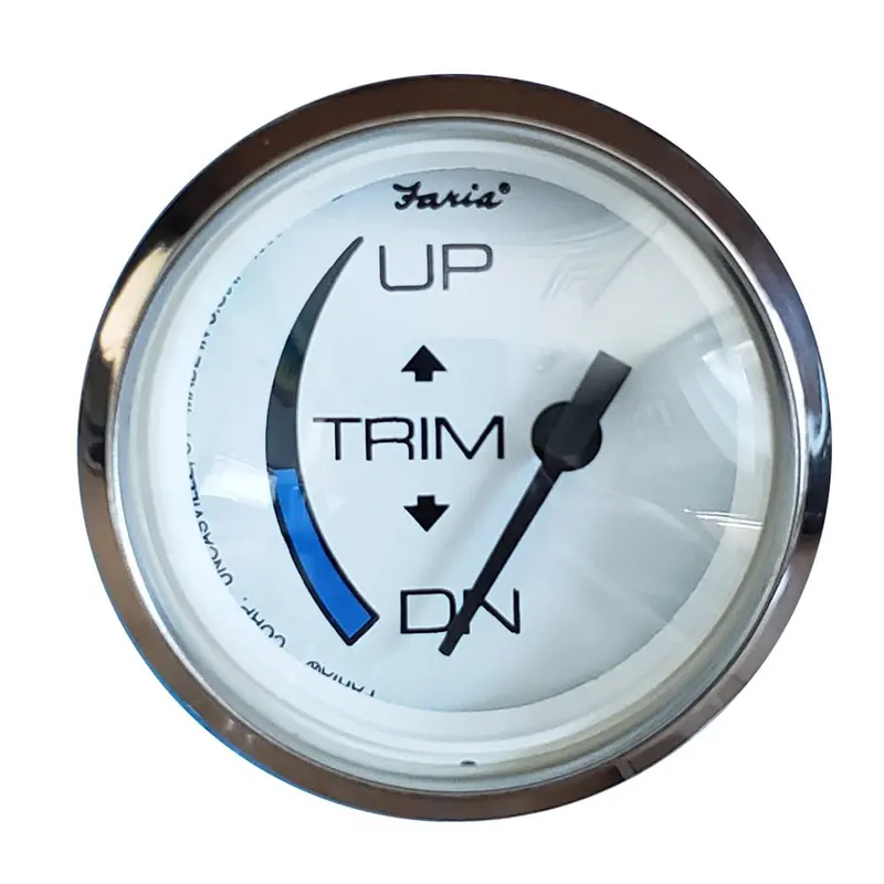Faria Chesapeake White Ss 2" Trim Gauge F/Honda Engines [13889] 1