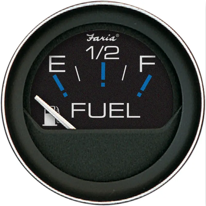 Faria Coral 2" Fuel Level Gauge (E-1/2-F) [13001] 1