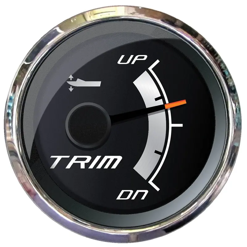 Faria Platinum 2" Trim Gauge F/Mercury, Mariner, Mercruiser, Volvo Dp, Yamaha 2001  Newer [22019] 1