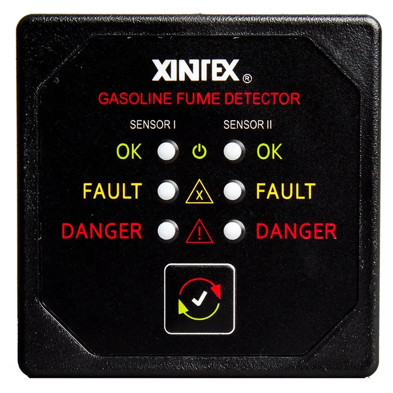 Fireboy-Xintex Gasoline Fume Detector W/Dual Channel - 12/24V [G-2B-R] 1