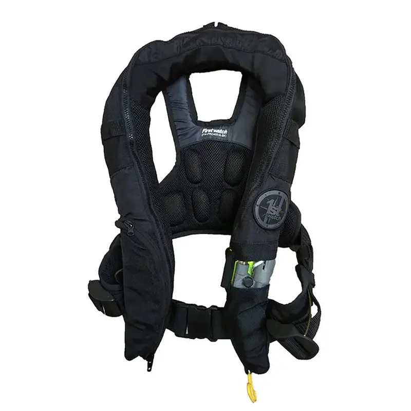 First Watch Auto/Manual Convertible 38G Inflatable Pfd - Black [Fw-40Proa/M-Bk] 1