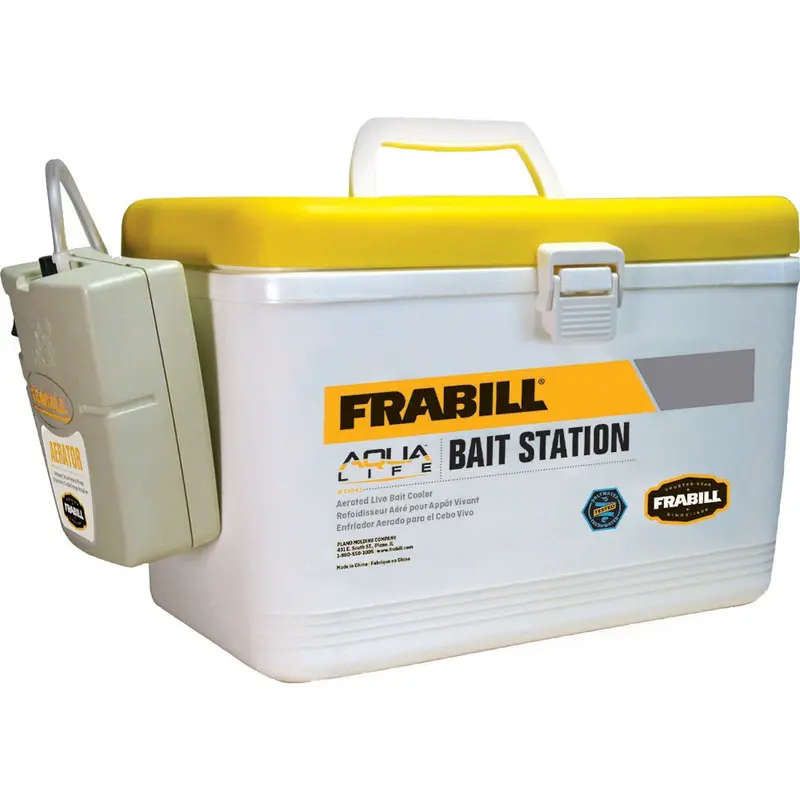 Frabill Bait Box W/Aerator - 8 Quart [14042] 1