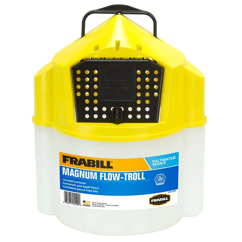 Frabill Magnum Flow Troll Shrimp Bucket - 10 Quart [451205] 1